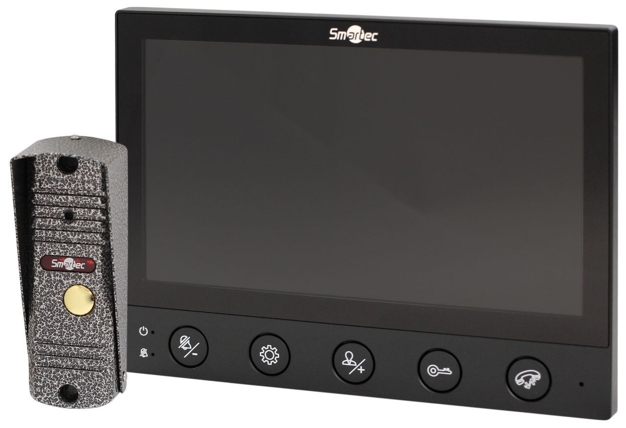 Комплект видеодомофона Smartec ST-MS607S-BK