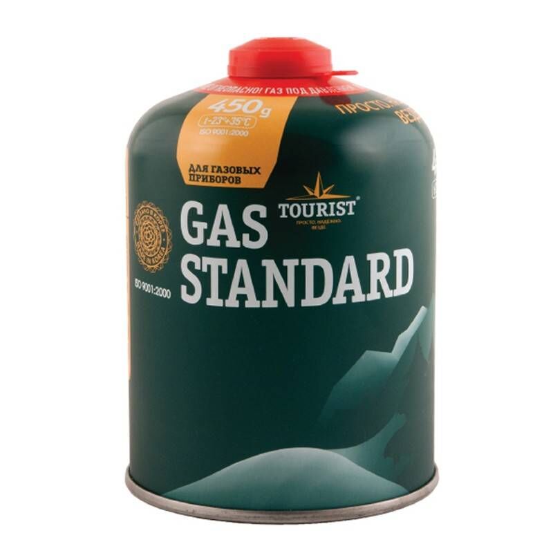 Баллон газовый "Standart" для портативных газовых приборов, резьбовой 450г