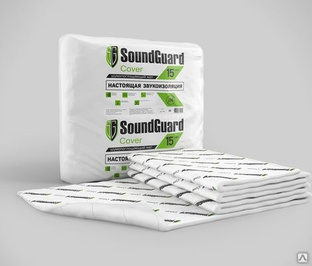 Звукоизоляционный мат SoundGuard Изоковер 5000х1500х15 мм 7,5 м2 в уп #1