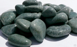 Камень для бани ЖАДЕИТ ХАКАССКИЙ КАШКАРАКСКИЙ полированный, средняя фракция 80-120 мм (ведро) 10 кг (Россия) Аксессуары 