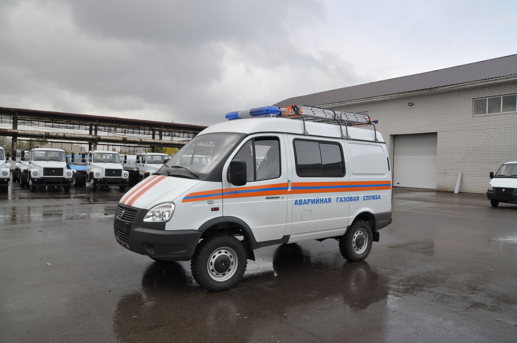 Автомобиль аварийной газовой службы на базе ГАЗ 27527 Соболь