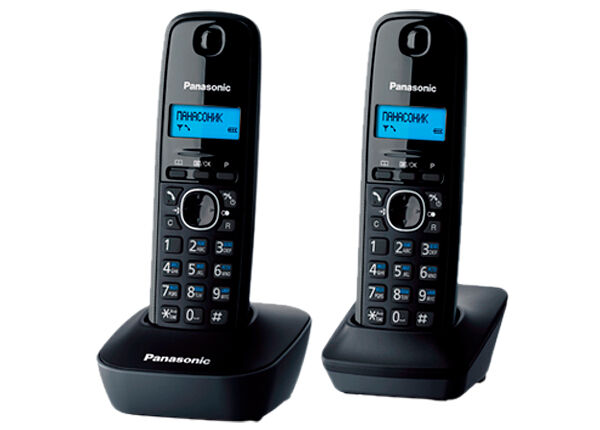 KX-TG1612RUH, DECT-телефон Panasonic KX-TG1612RU Тёмно-серый