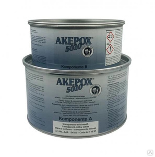 Клей для камня густой прозрачно-молочный 2,25 кг AKEPOX 5010 AKEMI 
