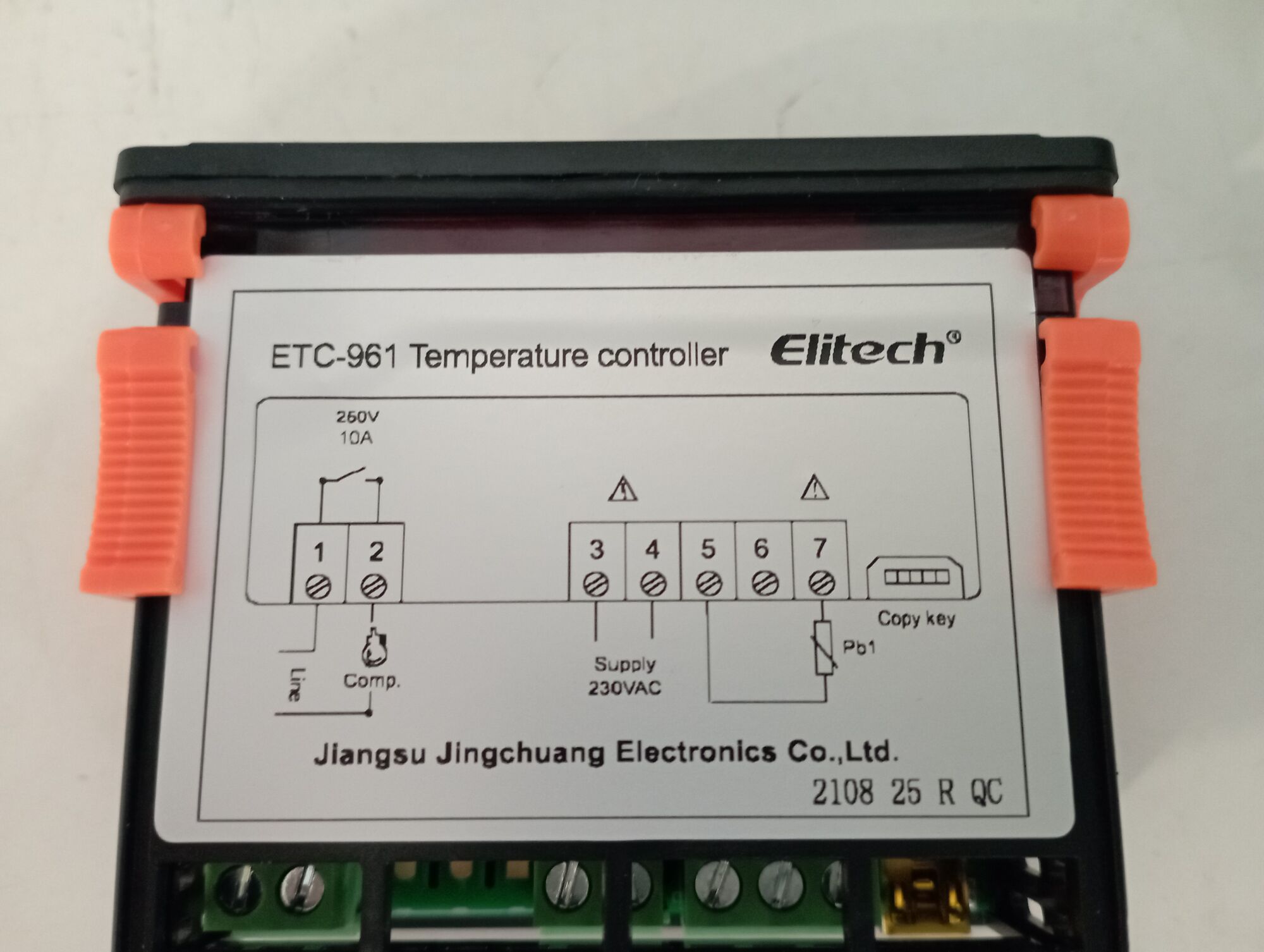 Контроллер холодильный ELITECH ETC 961 + 1 датчик NTC в комплекте, цена в  Краснодаре от компании АРКТИK