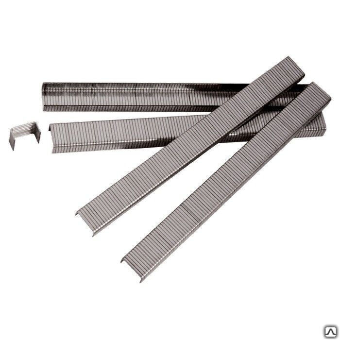Скобы для пневматического степлера, 13 мм, ширина 1.2 мм, толщина 0.6 мм, ширина скобы 11.2 мм, 5000 шт Matrix