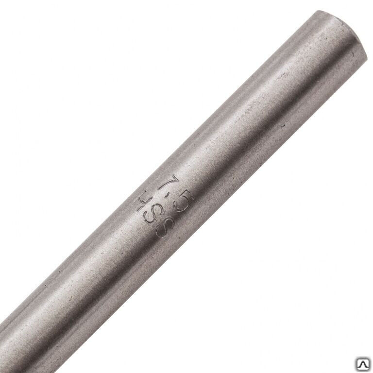 Сверло по металлу, 7.5 х 156 мм, полированное, удл, HSS, 10 шт, цилиндрический хвостовик Matrix 5