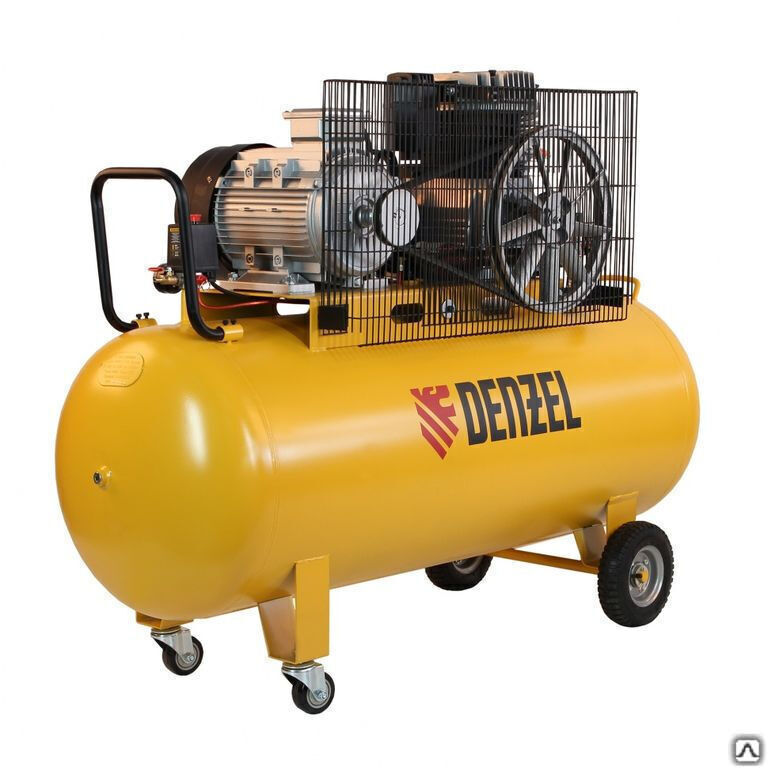 Компрессор воздушный, ременный привод BCI5500-T/270, 5.5 кВт, 270 литров, 850 л/мин Denzel