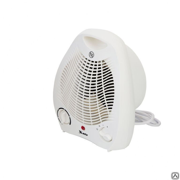 Тепловентилятор электрический, спиральный FHS-2000, 3 режима, вентилятор, нагрев 1000/2000 Вт MTX 1