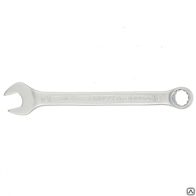 Ключ комбинированный 12 мм, CrV, холодный штамп Gross