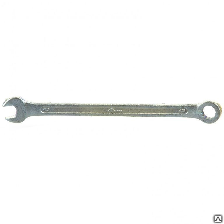 Ключ комбинированный, 8 мм, оцинкованный (КЗСМИ) Россия