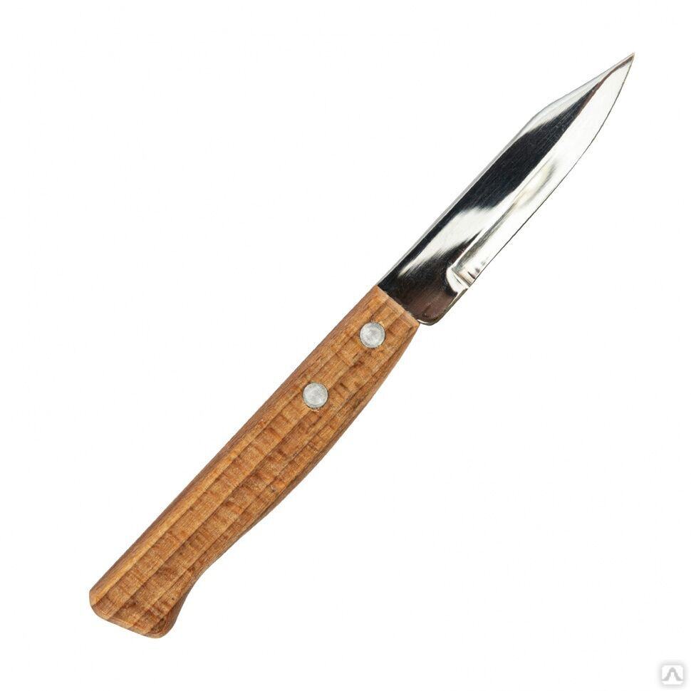 Нож для овощей и фруктов, 170 мм, лезвие 75 мм, деревянная рукоятка Hausman 2