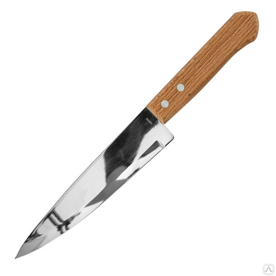Нож поварской 310 мм, лезвие 180 мм, деревянная рукоятка Hausman