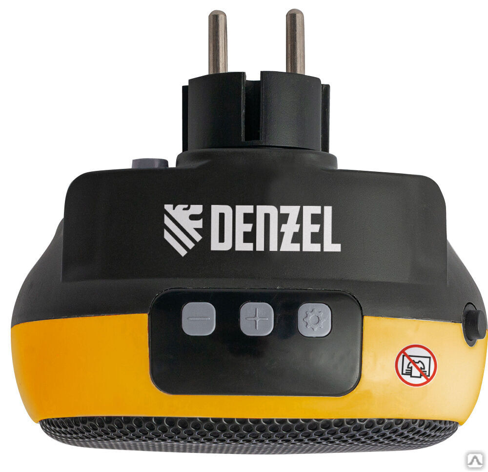 Тепловентилятор портативный керамический DTFC-700, 3 реж. вентилятор, нагрев 700 Вт Denzel 2