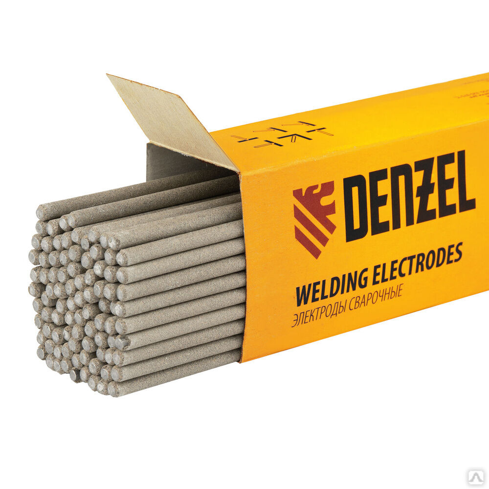 Электроды DER-46, диаметр 4 мм, 5 кг, рутиловое покрытие Denzel