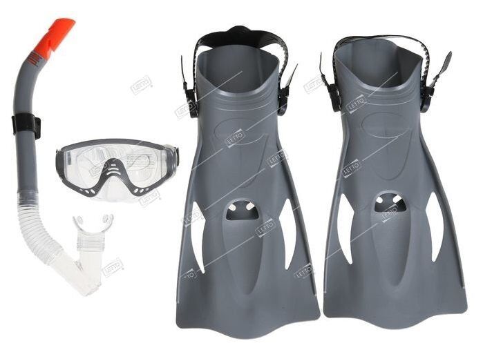 Набор для подводного плавания Meridian, для взрослых (маска,ласты,трубка),микс (25020) 1228870 ВЫВОД