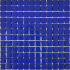 Мозаика стеклянная Reexo M026, цвет: моно, прокрашенный (синий кобальт)