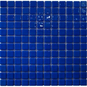 Мозаика стеклянная Reexo M043, цвет: моно, прокрашенный (синий 10%)