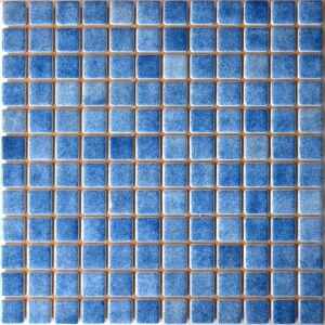 Мозаика стеклянная Reexo M002, цвет: моно, с напылением (синий)