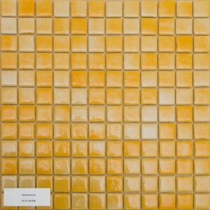 Мозаика стеклянная Reexo M008, цвет: моно, с напылением (оранжевый)