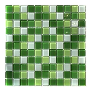Мозаика стеклянная Aquaviva Cristall зелёная светлая DCM173
