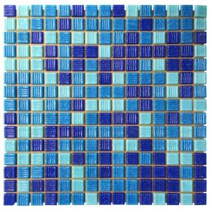 Мозаика стеклянная Aquaviva YF-MSL47, плитка 20x20 мм, лист 327x327 мм (на бумаге)
