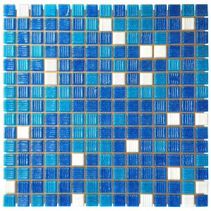 Мозаика стеклянная Aquaviva YF-MSLM02, плитка 20x20 мм, лист 327x327 мм (на бумаге)