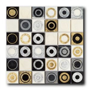 Мозаика из натурального камня Art&Natura Equilibrio 005A (плитка 48x48 мм), лист 300x300 мм (0,81 м2/упак)