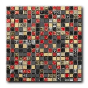 Мозаика из натурального камня Art&Natura Equilibrio 007A (плитка 15x15 мм), лист 300x300 мм (0,81 м2/упак)