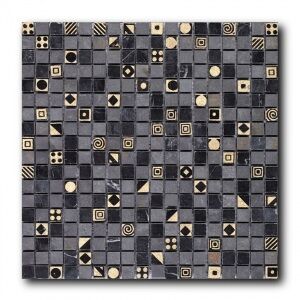 Мозаика из натурального камня Art&Natura Equilibrio 016 (плитка 15x15 мм), лист 300x300 мм (0,81 м2/упак)