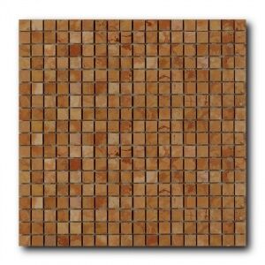 Мозаика из натурального камня Art&Natura Marble Mosaic Rosso Verona (плитка 15x15 мм), лист 305x305 мм (0,47 м2/упак.)