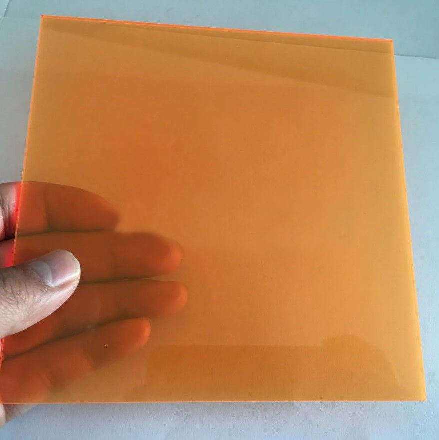 Монолитный поликарбонат BORREX Оранжевый 0,8 мм (1,25*2,05 м)