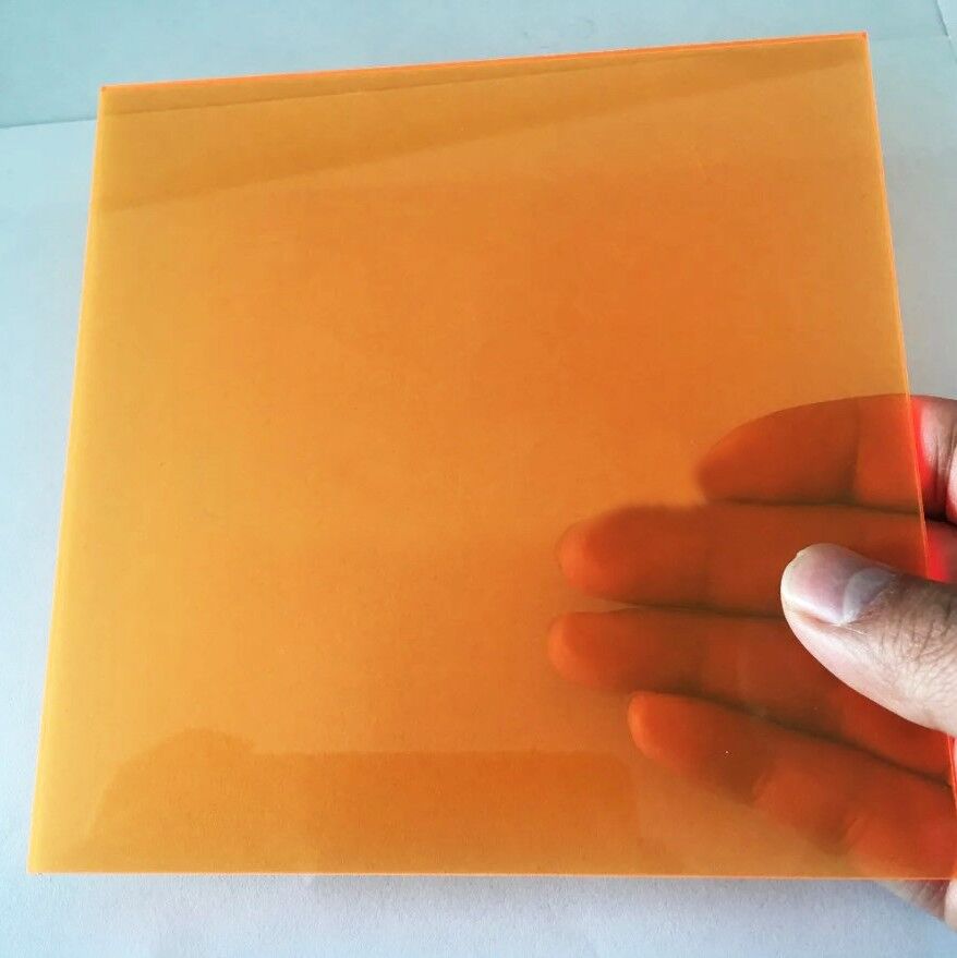 Монолитный поликарбонат BORREX Оранжевый 0,9 мм (1,25*2,05 м)