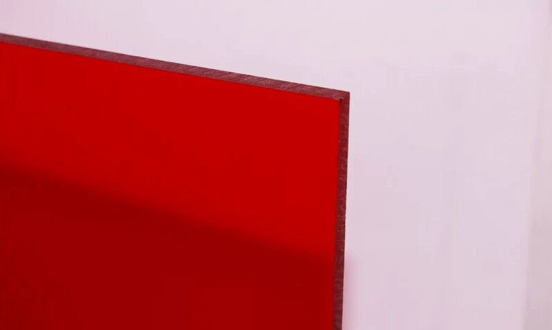 Монолитный поликарбонат BORREX оптимальный Красный 6 мм (3,05*2,05 м) BORREX Оптимальный