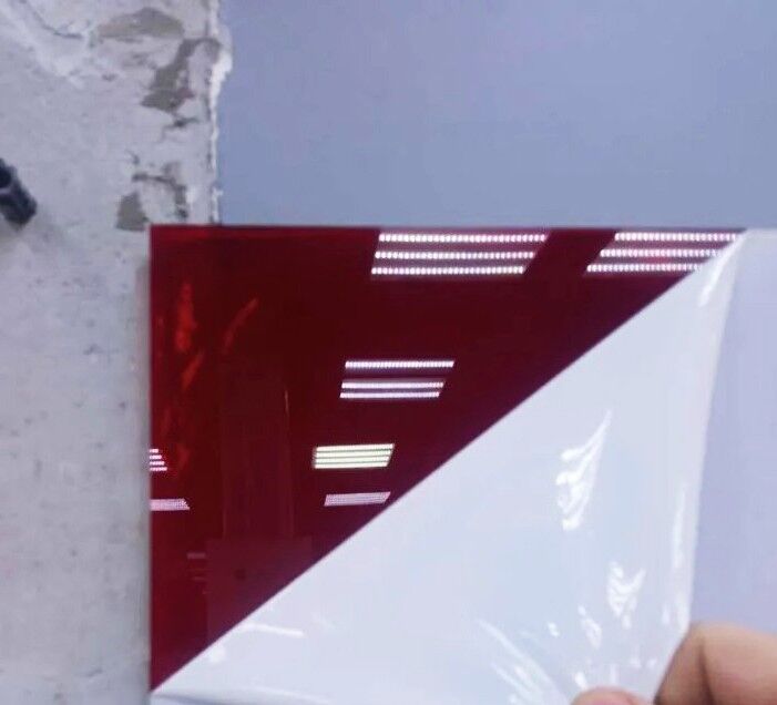 Монолитный поликарбонат BORREX Красный 15 мм (1,525*2,05 м)