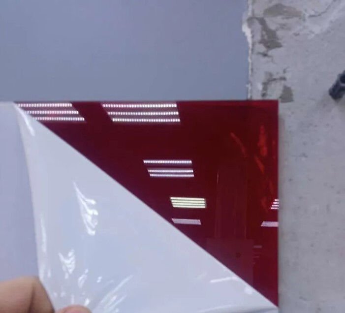 Монолитный поликарбонат BORREX оптимальный Красный 12 мм (1,525*2,05 м) BORREX Оптимальный