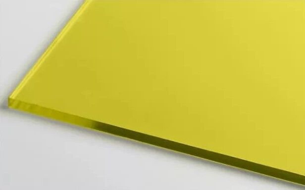 Монолитный поликарбонат BORREX оптимальный Желтый 8 мм (1,525*2,05 м) BORREX Оптимальный