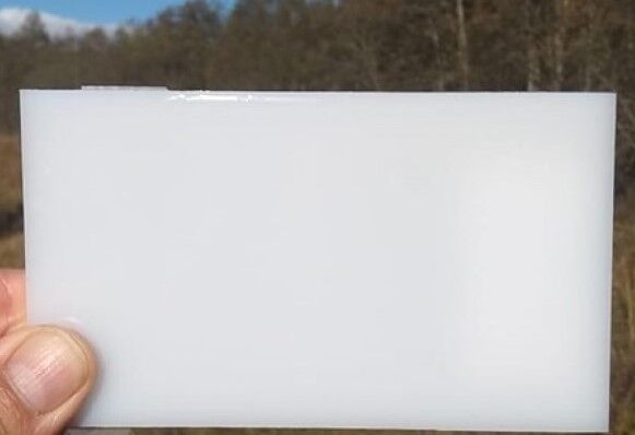 Монолитный поликарбонат КИВИ Белый 5 мм (1,525х2,05 м) Полигаль