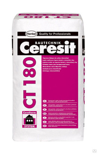 Клей цементный Церезит СТ-180 25кг для приклеивания. Ceresit (Церезит) Клей цементный Ceresit СТ-180 25кг для приклеиван 