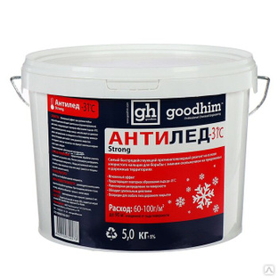 GOODHIM 500 Антигололедный реагент (сухой) №31 (ведро) 5 кг 40276 