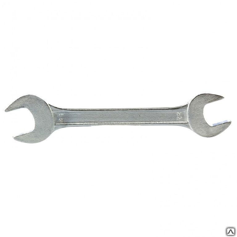 Ключ рожковый, 22 х 24 мм, хромированный Sparta