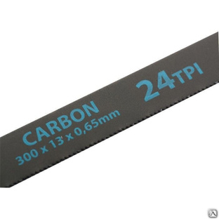 Полотна для ножовки по металлу, 300 мм, 24 TPI, Carbon, 2 шт Gross 