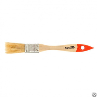 Кисть плоская Slimline 3/4" (20 мм), натуральная щетина, деревянная ручка Sparta #1