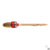 Кисть круглая № 8 (35 мм), натуральная щетина, деревянная ручка MTX #2