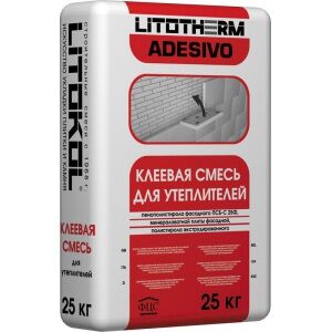 Клей Litokol Litotherm Adesivo, цвет серый, 25 кг, цена указана за 1 мешок
