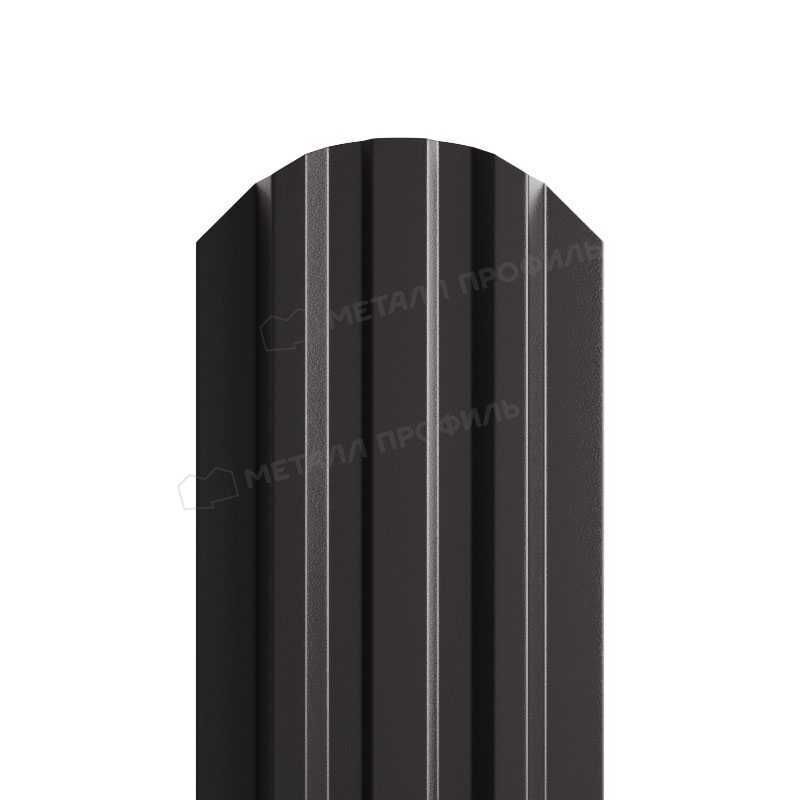 Штакетник Металл Профиль LАNE-O 0,45 Полиэстер RR 32 Темно-коричневый