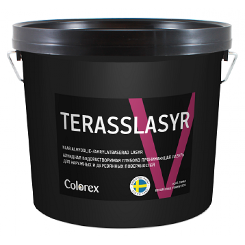 Терасслазурь ВTerasslasyr V, лазурь для дерева 2,7 л Colorex