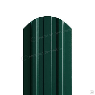 Штакетник Металл Профиль LАNE-O 0,45 Полиэстер RAL 6005 Зеленый мох 