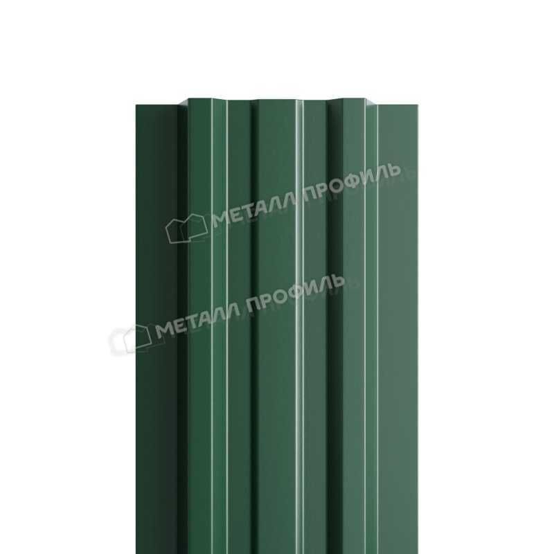 Штакетник Металл Профиль LАNE-T 0,45 Полиэстер RAL 6005 Зеленый мох