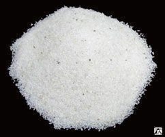 Кварцевый песок фракции 0,7-1,2 мм (молотый кварц горного происхождения)