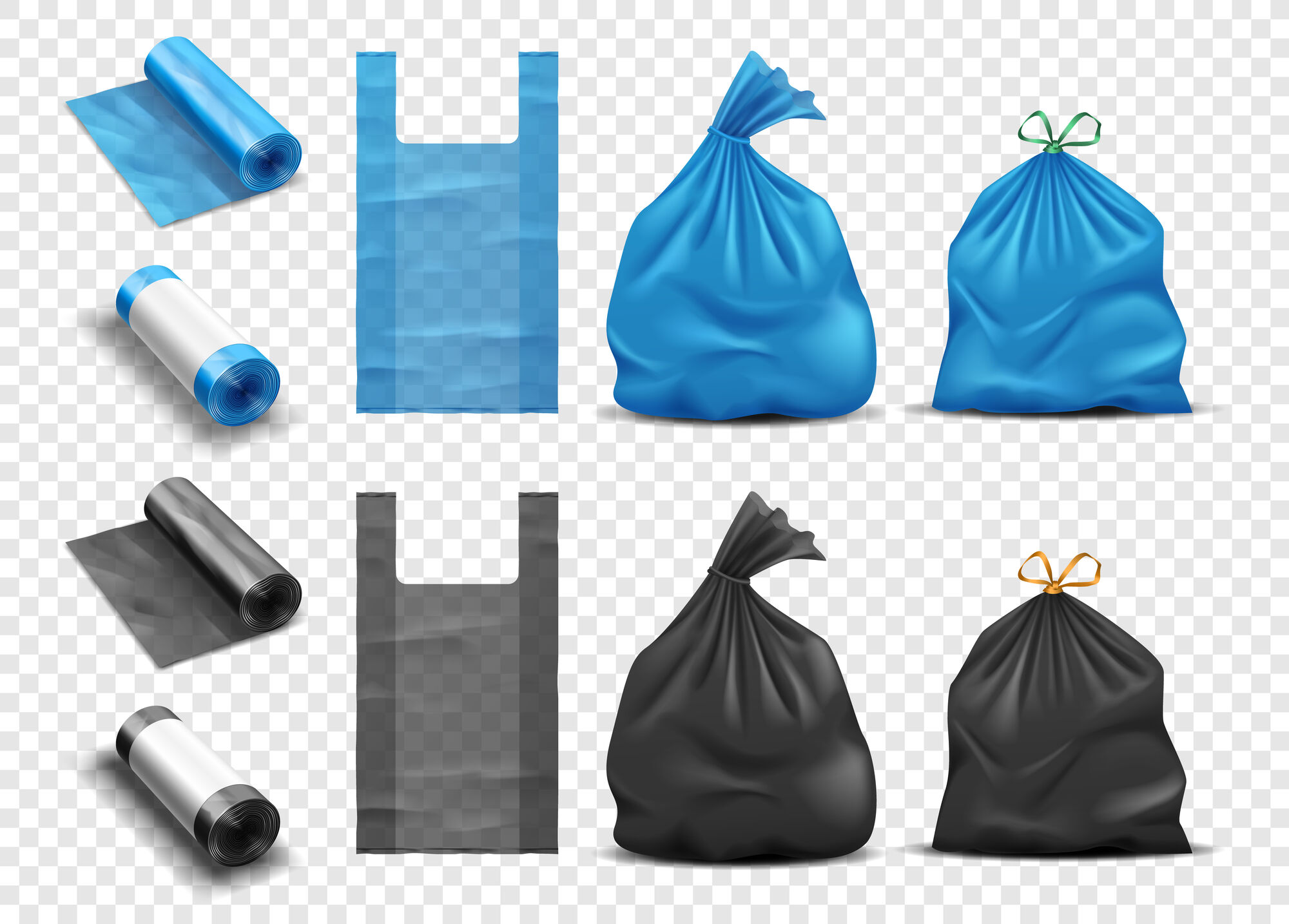 Пакеты для мусора ПВД "Уфа ПАК" 160 л. 10 шт. черные, р. 90x110см, 20мкм